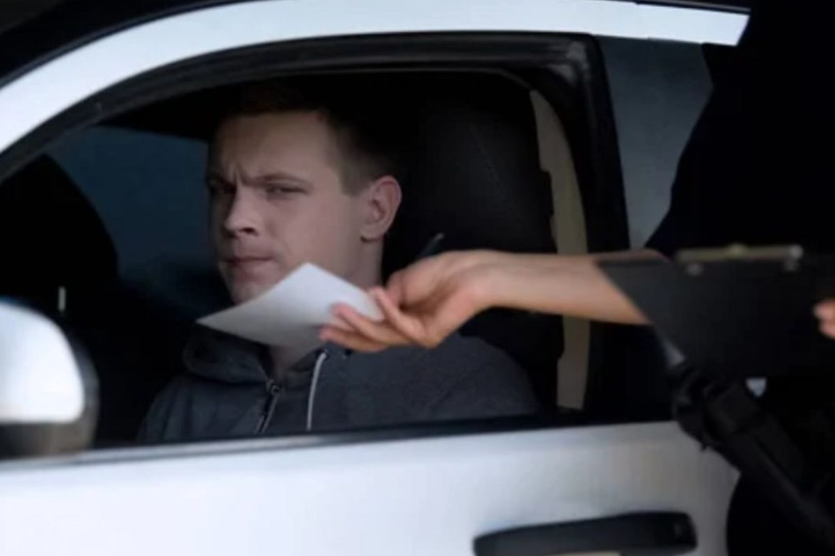 Multa in auto per i freni